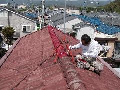 瓦の塗り替え工事